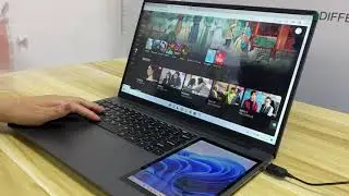 Quickly Unboxing The CRELANDER X15 Dual Screen Laptop With 15.6