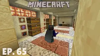 Building An Armor Trim Storage Room - Minecraft Hardcore Survival - EP 65