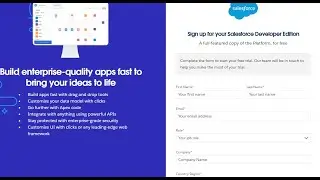 Creating a Free Salesforce Developer Account  and Trailhead profile