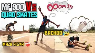 First time trying Mf900 and Quad skates 🤯😰 | Nomadic skaters