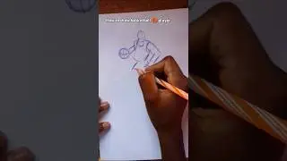 How to draw basketball player #art #drawing #artwork #artist #viral #trending #shortvideo #shorts
