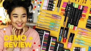 LET'S TRY IT! ✨ IRONLAK ART MATERIALS (DEMO + REVIEW)