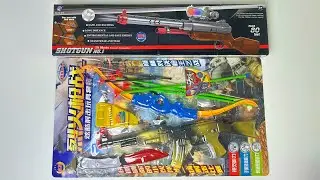 SNIPER RIFLE//AK47 Shotgun Machine gun Max gun Gell BBlaster PUBG SET