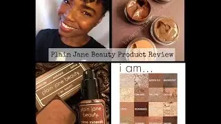 natural beauty brands #1a: Plain Jane Beauty Creme Mineral Liquid Foundation review