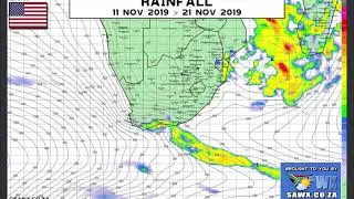 GFS (Global Forecasting System) 10 Day Rainfall Outlook for Southern Africa