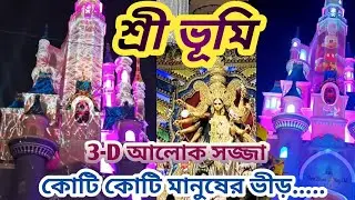 Kolkata Durga Puja Pandal 2023 || Shree Bhumi Pandal Lake Town || Disney World | Best Pandal Kolkata