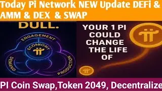 Today Pi Network NEW Update DEFi & AMM & DEX  & SWAPPI Coin Swap Token 2049@SultanCryptowala 