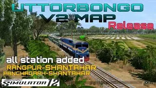 Download Uttorbongo V2 map release | Bangladesh route | All stations added| Download |উত্তরবঙ্গ  V2