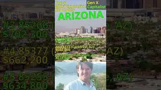 Top 5 Most Expensive ARIZONA Home areas by zip code.