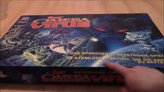 Brettspiel Der Omega Virus - &Uuml;berblick und Kurzanleitung - Elektronisches Sci-Fi-Spiel