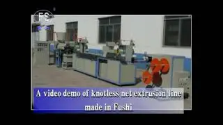 pe knotless net extrusion machine