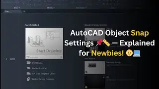 AutoCAD Object Snap Settings 📌📏 &mdash; Explained for Newbies! 👶💻