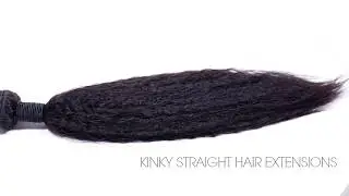 Kinky Straight Brazilian Remy Hair Extensions