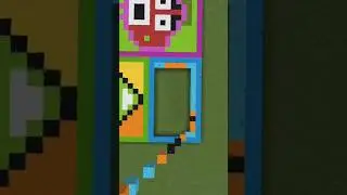 Minecraft Falling 'Fladeblade pixel sword' Sand Art 🤺 #youtubeshorts #viralshort