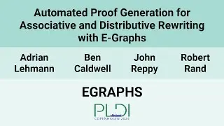[EGRAPHS24] Automated Proof Generation for Associative and Distributive Rewriting with E-Graphs