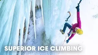 Climbing Frozen Waterfalls Just North of Detroit | Superior Ice Climbing: Episode 1