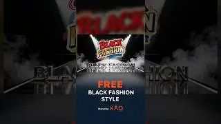 Black Fashion Style #xaostudio #aftereffects #template
