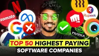 Top 50+ Highest Paying Software Companies! 😱 | DSA Resource | Tamil