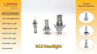 Super White Fanless 9V-16V Light Direct Plug H4 H7 Led Headlight Bulbs 9005 9006 High Power for Cars