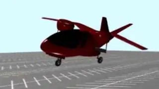 NASA Two Person VTOL Concept Using Circulation Control Nacelle