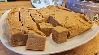 2 Ingredient 2 Minute Peanut Butter Fudge - Easy No Fail Recipe - Gift Idea - The Hillbilly Kitchen