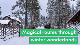 Cycle through a magical Winter Wonderland | Bike Labyrinth