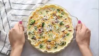 How to make Broccoli & Cheese Quiche