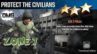 Protect Civilians, Sniper Strike special ops mission #33- Chernobyl (rifle/zone 7)