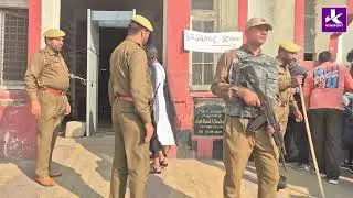 Повышенная готовность: полиция проводит проверку на железнодорожной станции Джамму