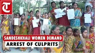 West Bengal: Protest in Sandeshkhali following recent assault on woman