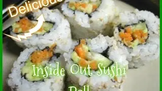 DIY | How to make Inside Out Sushi Roll | Pink Kawaii