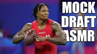 Post-Combine NFL Mock Draft ASMR