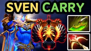 🔥  21 KILLS THIS IS HOW TO PLAY SVEN CARRY LIKE AN ABSOLUTE MONSTER | DOTA 2 🔥