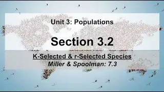 AP Environmental Science - Section 3.2: K-Selected and r-Selected Species