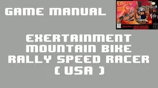 [SNES Manual] Exertainment Mountain Bike Rally + Speed Racer (USA) Manual - Super Nintendo / Famicom