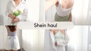 Shein Haul 🛍 Gingham prints + white overalls + evening dress 👗 | atgillian