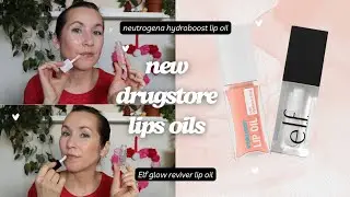 Drugstore Lip Oils: Neutrogena and Elf! // DRUGSTORE MONTH