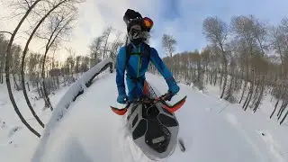 Отличная катка в логах возле деревни Китерня. Ничего не предвещало.