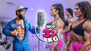 Anatoly Gym PRANK Gone WILD! 32KG Mop Lift Viral Trend 😱 #2