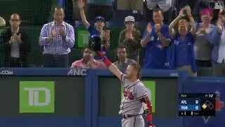 Josh Donaldson gets a standing ovation in his first game back in Toronto