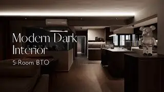 Интервью о темном современном доме &mdash; Сингапур, 5 комнатный BTO HDB | Le Interior Affairs