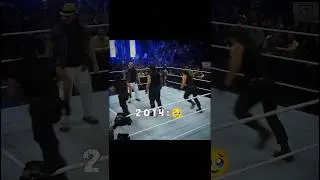 The Shield & Bloodline Suc!de Driver 2020 vs 2014 : 🥹#shorts #trending #romanreigns