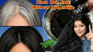 Intense Black Hair Without Dye,Indigo & Henna/Reverse Premature Hair Greying ।Garima Singh।