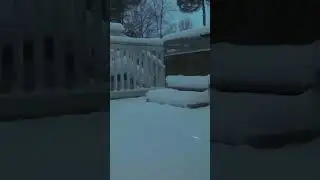 Timelapse Snow Storm