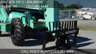 2007 JCB 508 C  for sale in Norfolk, VA 23502 at Ironworks T