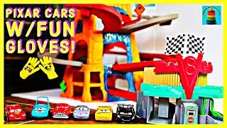 Exciting Disney&bull;Pixar Cars 🚗 Race Adventure with Fun Gloves 🧤 | Learning Video for Toddlers & Kids