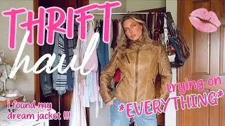 THRIFT HAUL ⭒ trying on my latest secondhand scores! 💋