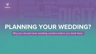 Meeting wedding vendors before booking is important