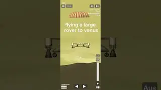 flying a large rover to venus in sfs #sfs #spaceflightsimulator
