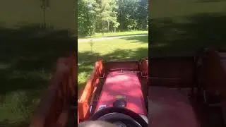 Tractor yard ride.  ASMR tractor @LawnRanger-bowp17